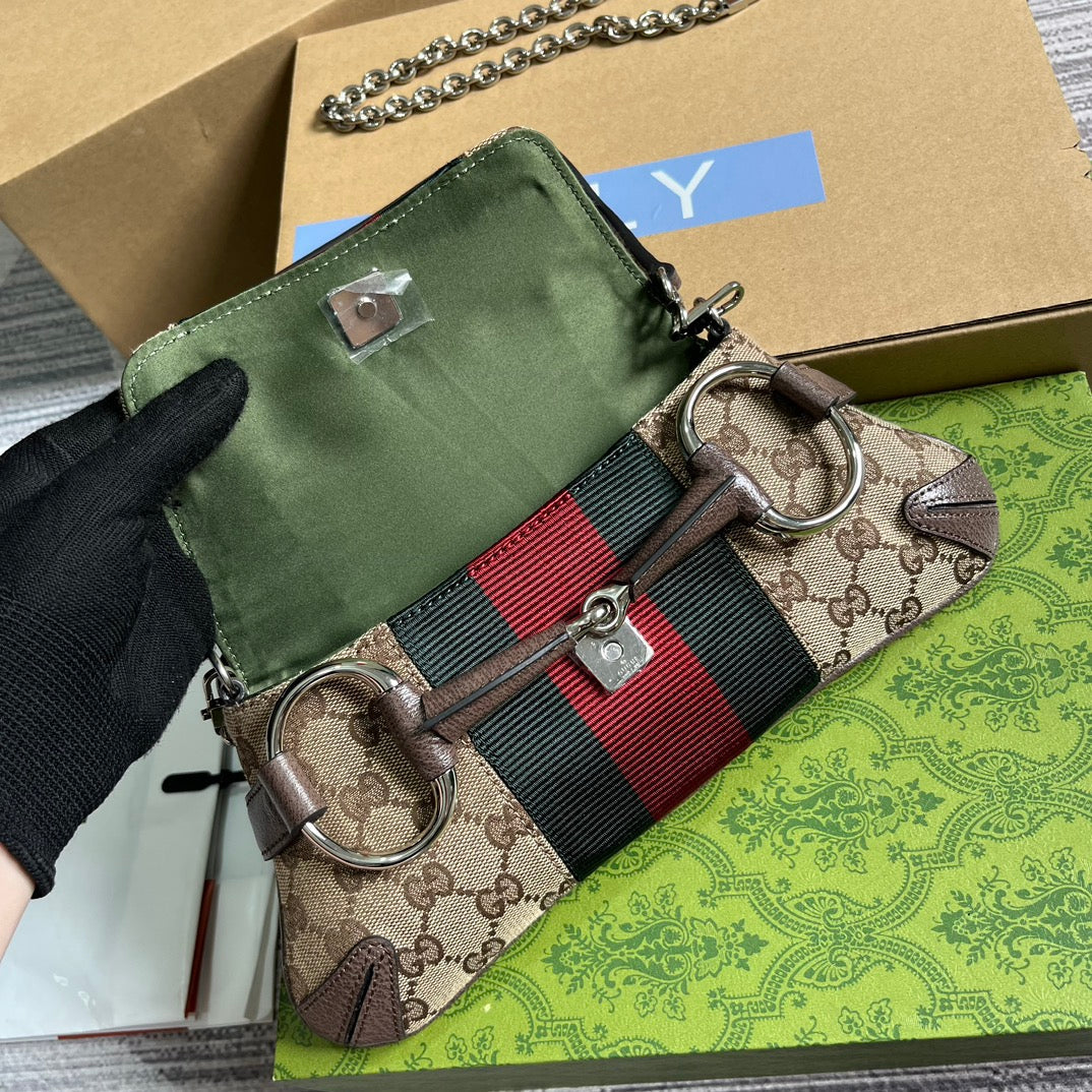 Pronta Entrega – PRONTA-ENTREGA – Bolsa Modelo Gucci mini Horsebit