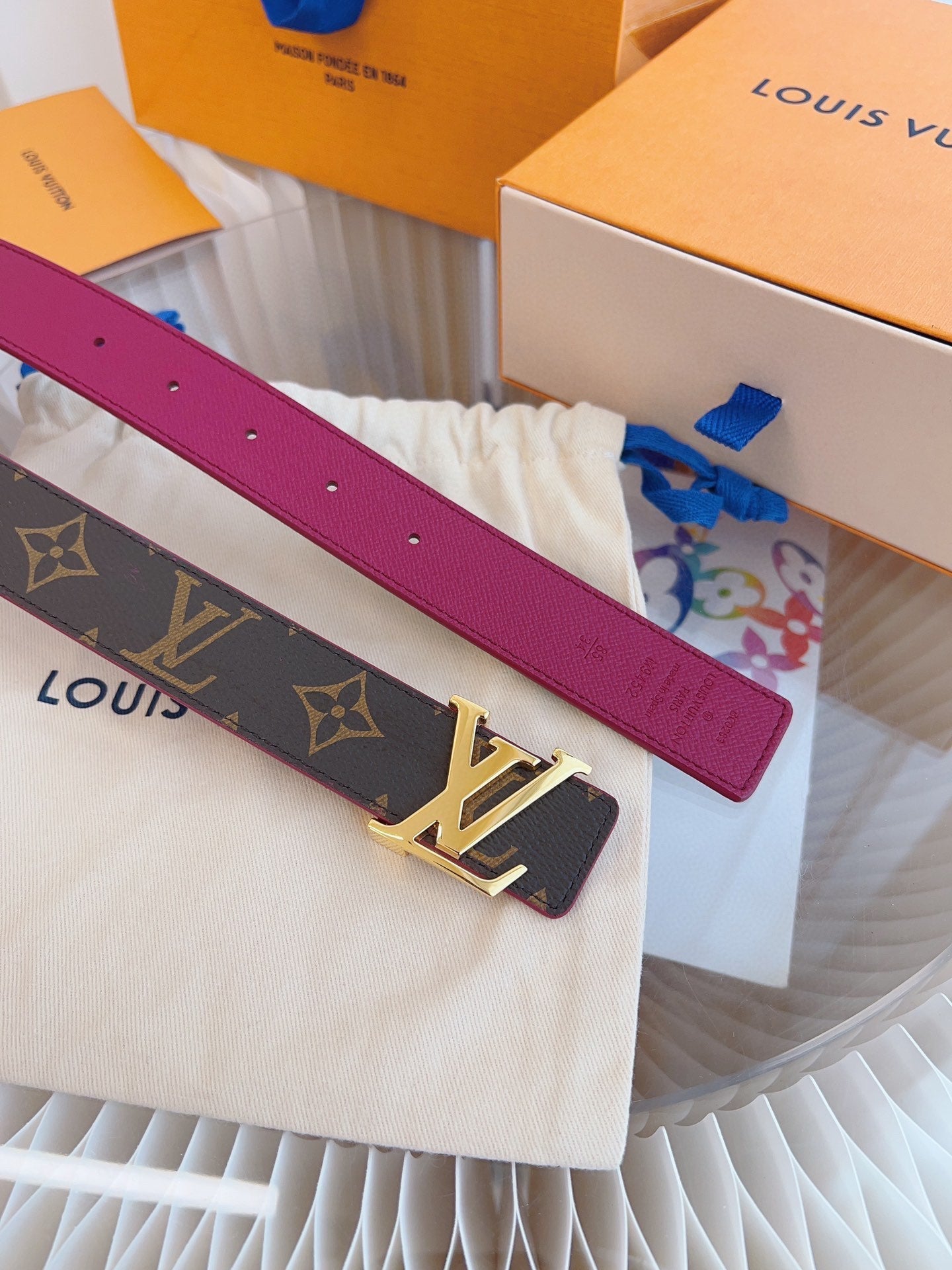 Pronta Entrega – Cinto Modelo Lоuіѕ Vuіttоn Reversível LV Initiales 30 mm