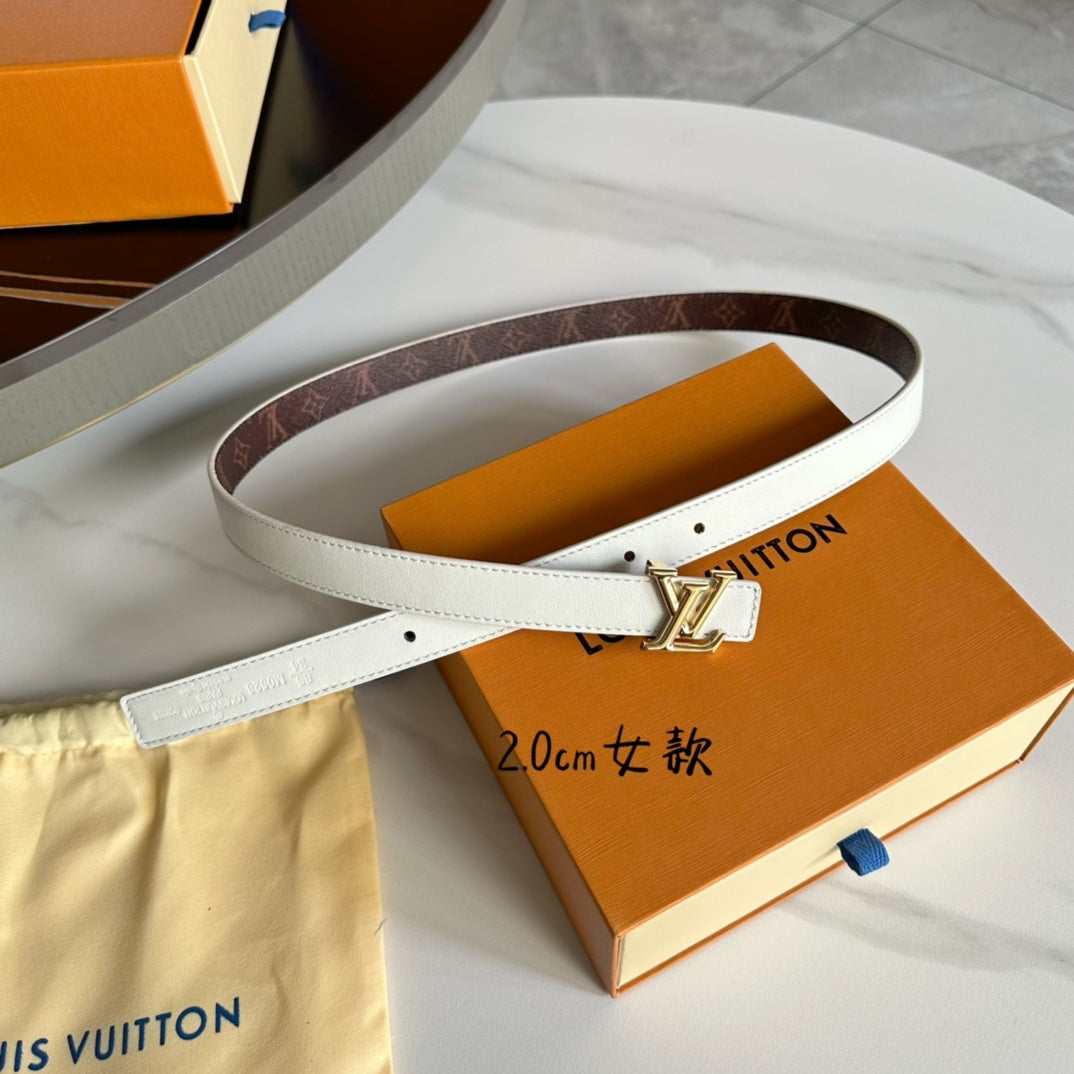 Pronta Entrega – Cinto Modelo Lоuіѕ Vuіttоn Reversível LV Iconic 20 mm