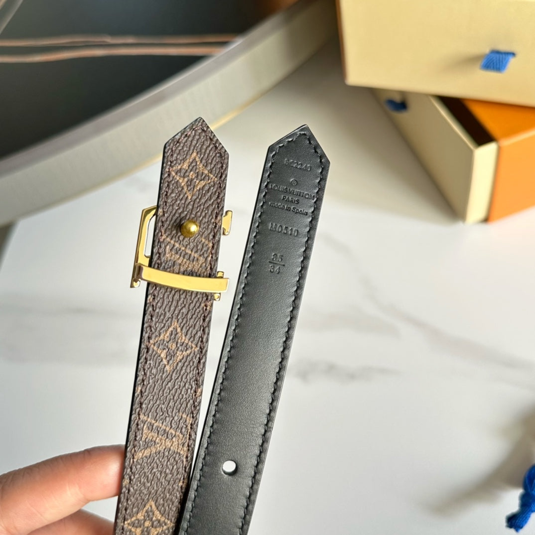 Pronta Entrega – Cinto Modelo Lоuіѕ Vuіttоn Reversível LV Iconic 20 mm