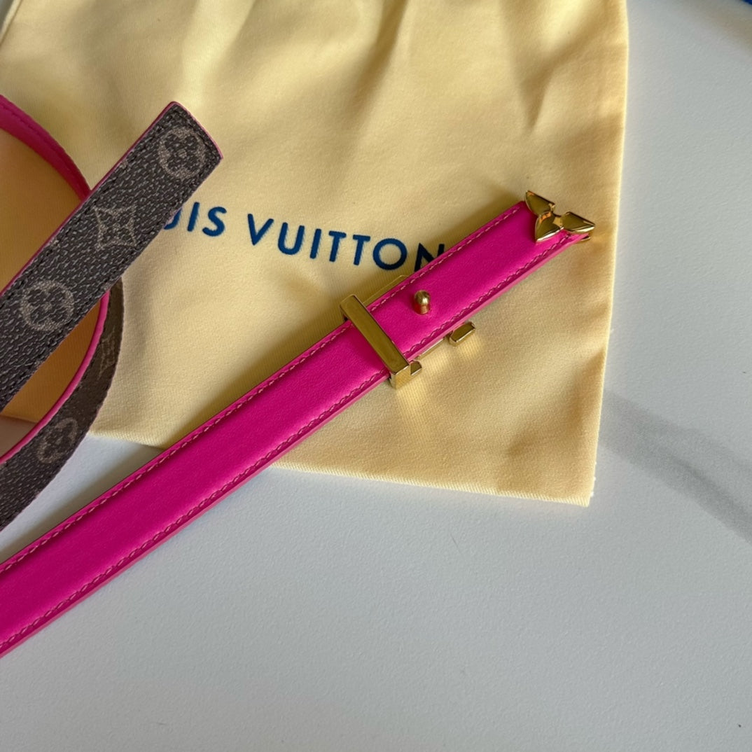 Pronta Entrega – Cinto Modelo Lоuіѕ Vuіttоn Reversível Pretty LV 20 mm