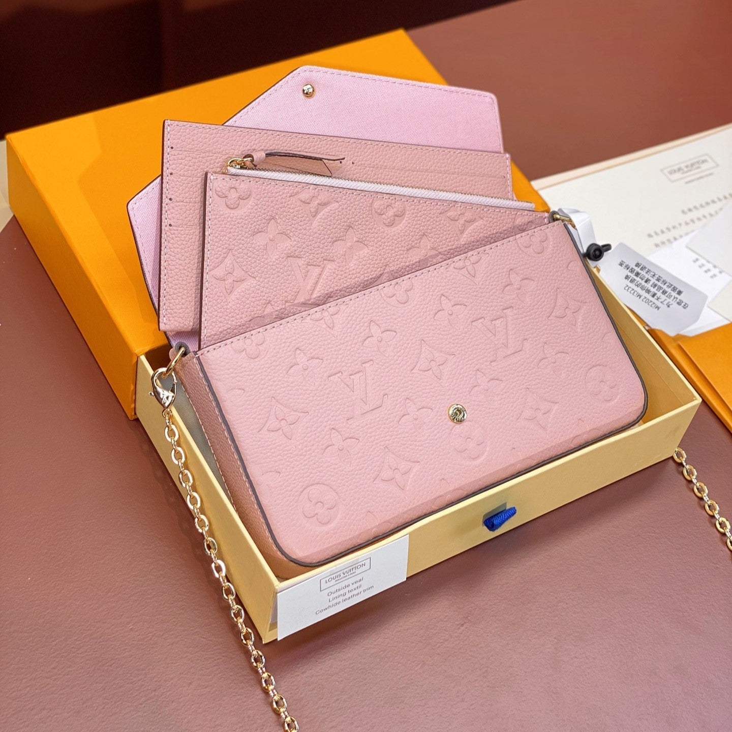 Pronta Entrega – Bolsa Modelo Louis Vuitton Felicie Pochette