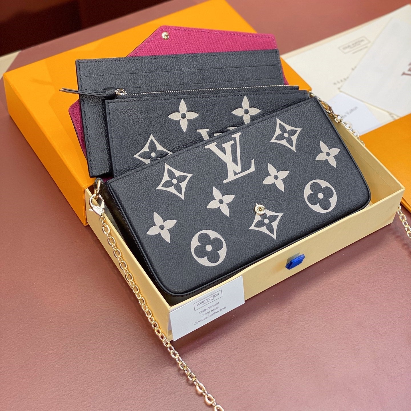 Pronta Entrega – Bolsa Modelo Louis Vuitton Felicie Pochette