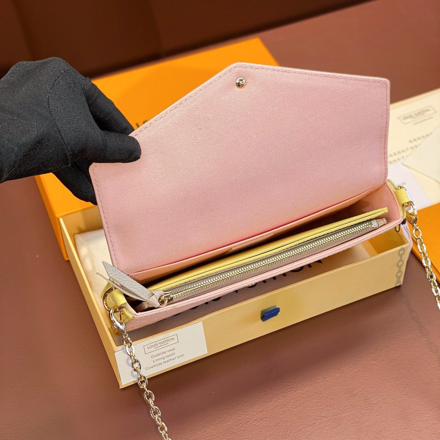 Pronta Entrega – Bolsa Modelo Louis Vuitton Felicie Pochette