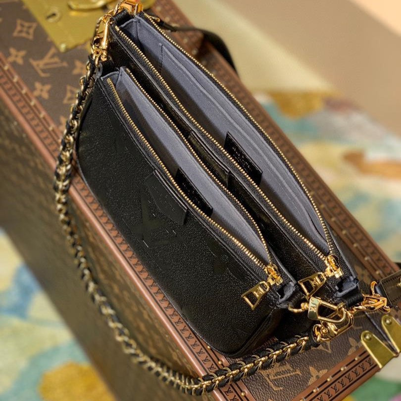 Pronta Entrega – Bolsa Modelo Louis Vuitton Multi Pochette Em Monograma