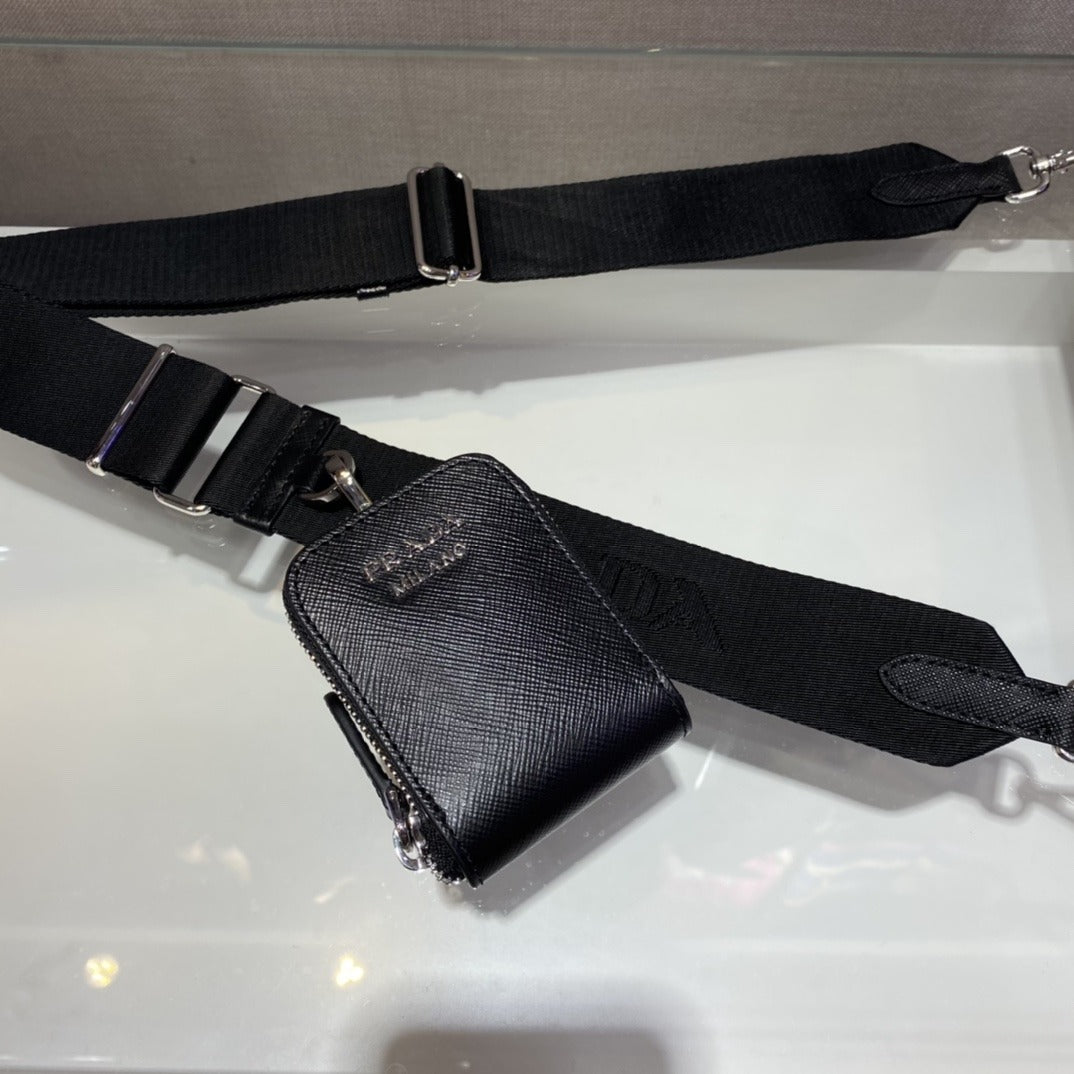 Pronta Entrega – Bolsa Modelo Prada Envelope Mini em Couro Saffiano