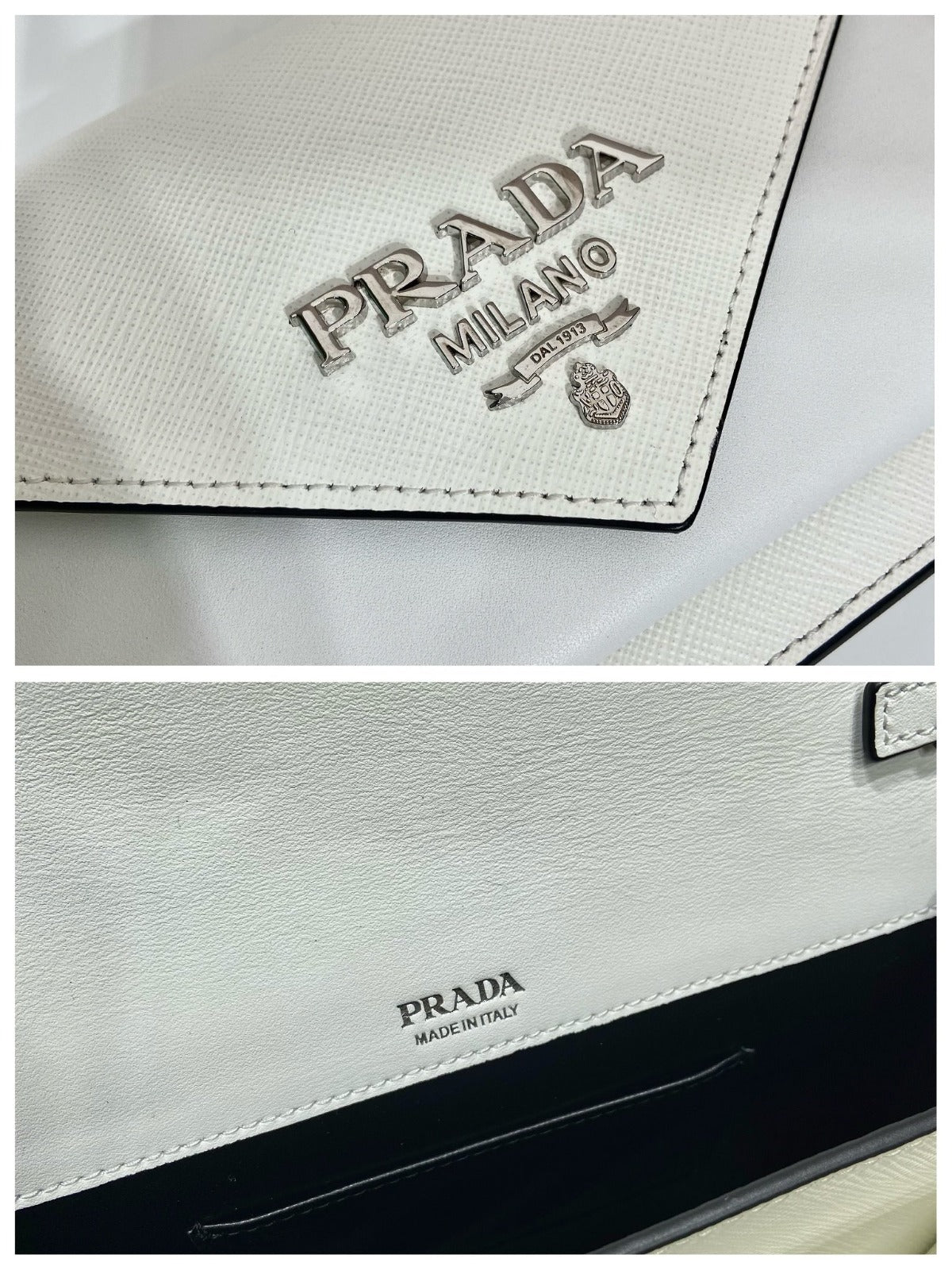 Pronta Entrega – Bolsa Modelo Prada Envelope Mini em Couro Saffiano