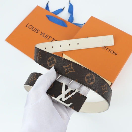 Pronta Entrega – Cinto Modelo Louis Vuitton Reversível LV Initiales 30 mm