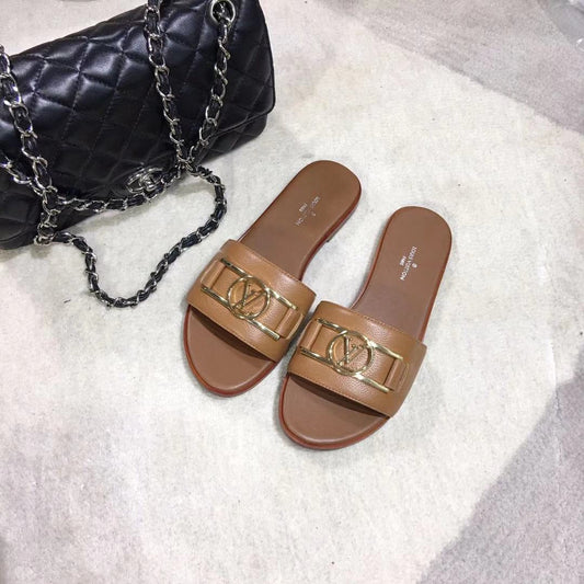 Pronta Entrega – Sandália Modelo Lоuіѕ Vuіttоn Monogram Brown