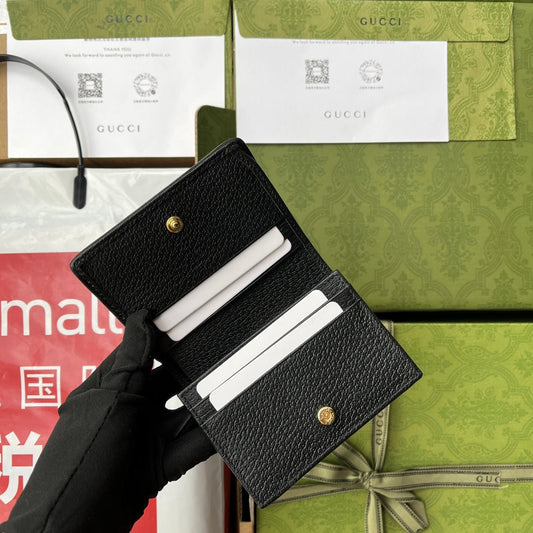 Pronta Entrega – Porta-cartões Modelo Gucci Horsebit 1955