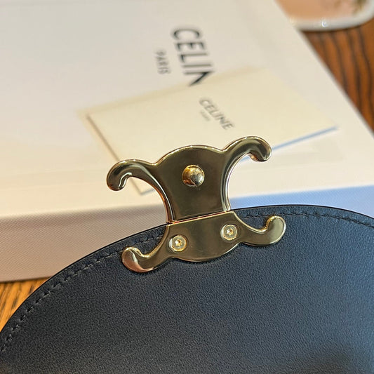 Pronta Entrega – Bolsa Celine Besace Clea Mini em Couro