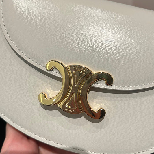 Pronta Entrega – Bolsa Celine Besace Clea Mini em Couro