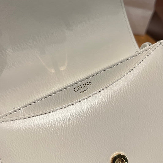 Pronta Entrega – Bolsa Celine Besace Clea Mini em Couro
