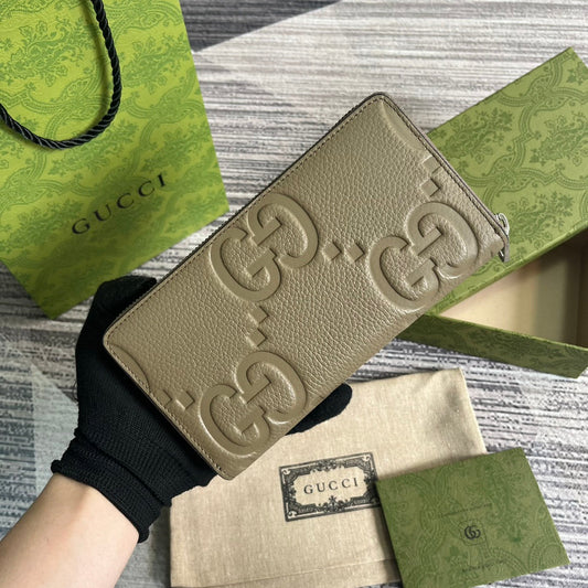 Pronta Entrega – Carteira Modelo Gucci Jumbo GG com Zíper