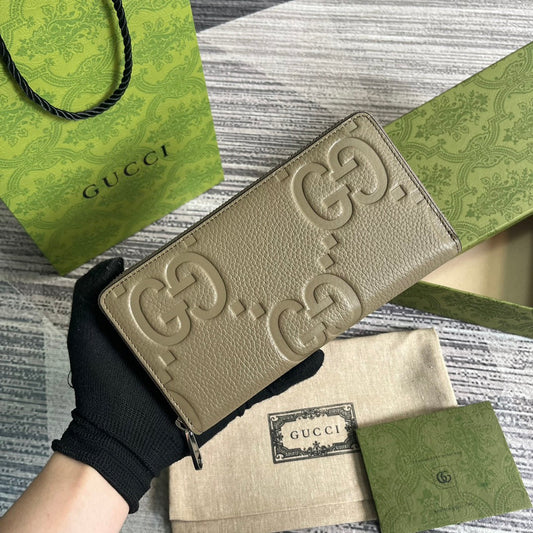 Pronta Entrega – Carteira Modelo Gucci Jumbo GG com Zíper