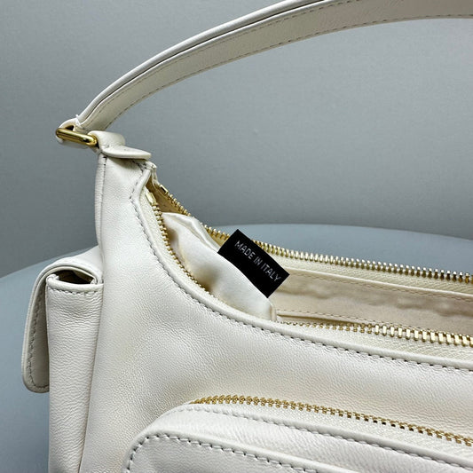 Pronta Entrega – Bolsa Miu Miu Pocket em Couro Napa