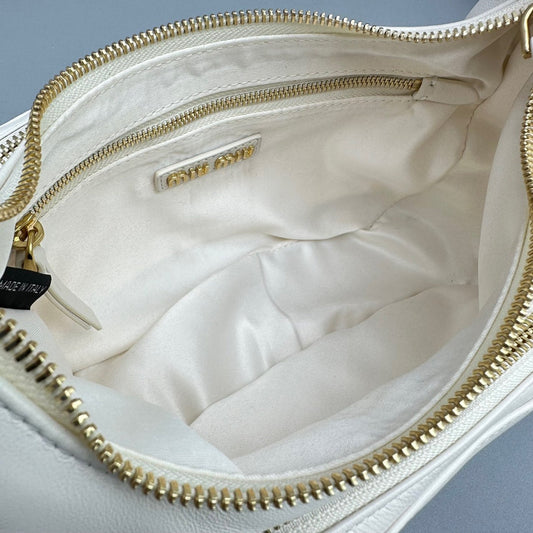 Pronta Entrega – Bolsa Miu Miu Pocket em Couro Napa