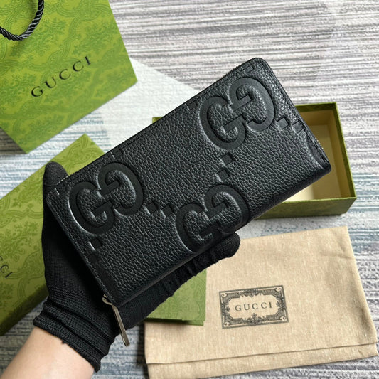 Pronta Entrega – Carteira Modelo Gucci Jumbo GG com Zíper