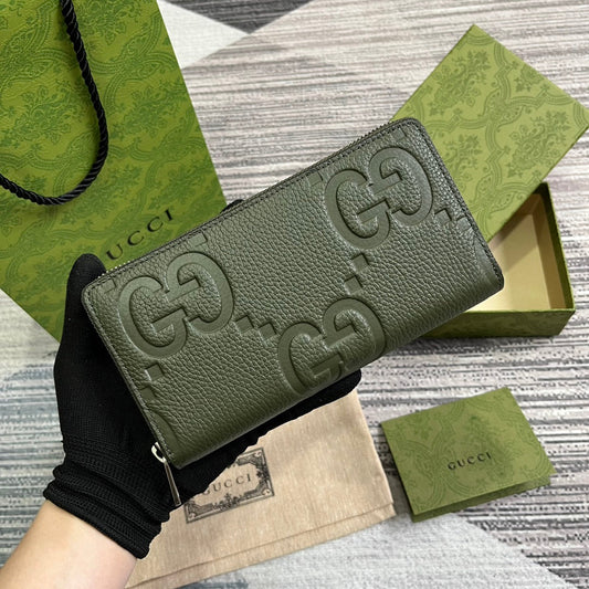 Pronta Entrega – Carteira Modelo Gucci Jumbo GG com Zíper