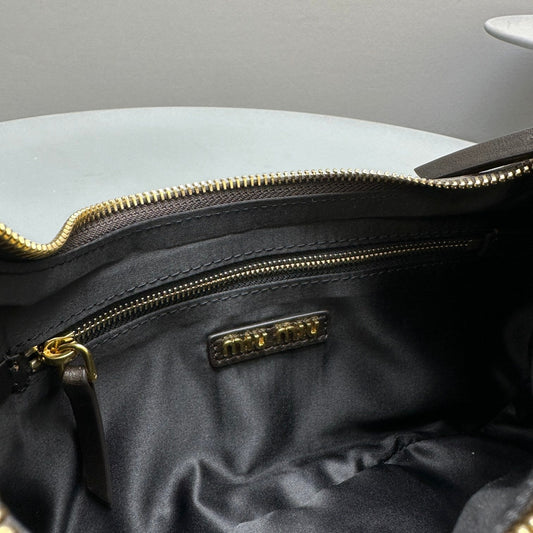 Pronta Entrega – Bolsa Miu Miu Pocket em Couro Napa