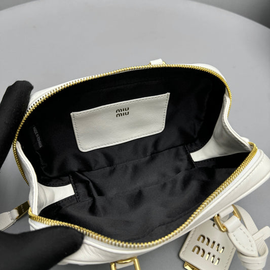 Pronta Entrega – Bolsa Miu Miu Arcadie Mini em Couro Napa Matelassê