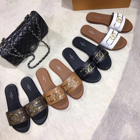Pronta Entrega – Sandália Modelo Lоuіѕ Vuіttоn Monogram Brown