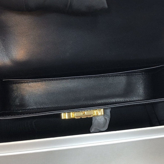Pronta Entrega – PRONTA-ENTREGA – Bolsa Modelo Celine TRIOMPHE Preta em couro