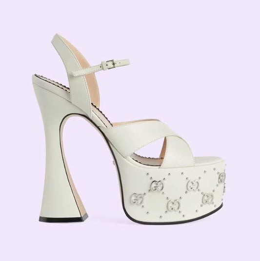 Pronta Entrega – Sandália Gucci Interlocking G Studs