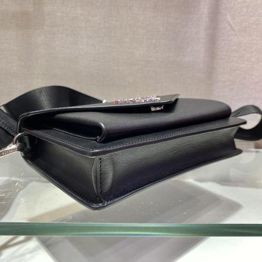 Pronta Entrega – Bolsa Modelo Prada Envelope Mini em Couro Saffiano