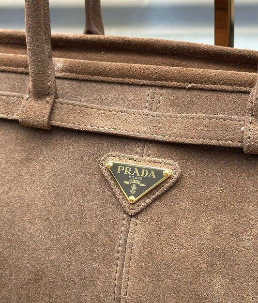 Pronta Entrega – PRONTA-ENTREGA – PRADA SUEDE TOTE BAG