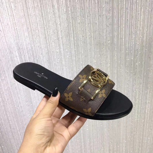 Pronta Entrega – Sandália Modelo Lоuіѕ Vuіttоn Monogram Brown