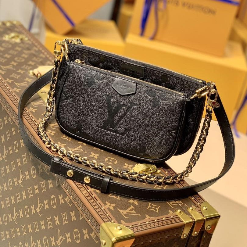 Pronta Entrega – Bolsa Modelo Louis Vuitton Multi Pochette Em Monograma