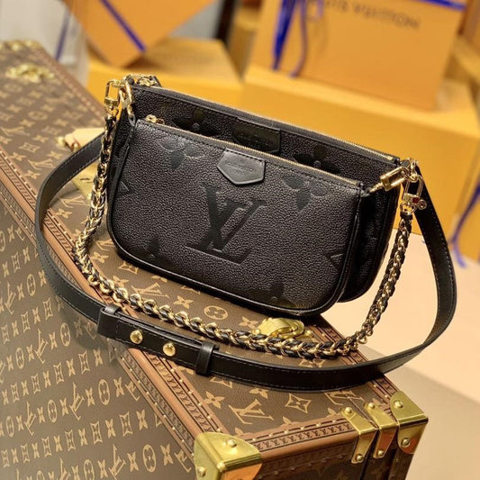 Pronta Entrega – Bolsa Modelo Louis Vuitton Multi Pochette Em Monograma