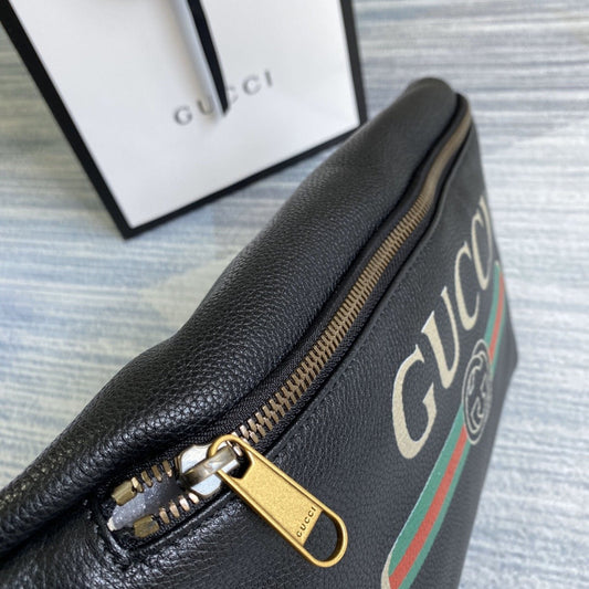 Pronta Entrega – Pochete Modelo Gucci Couro de Bezerro