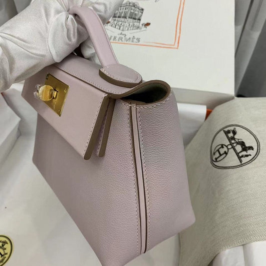 Pronta Entrega – PRONTA-ENTREGA – Bolsa Modelo  Hermès Mini 24/24 Mauve