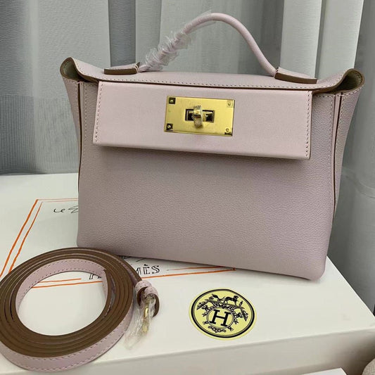 Pronta Entrega – PRONTA-ENTREGA – Bolsa Modelo  Hermès Mini 24/24 Mauve