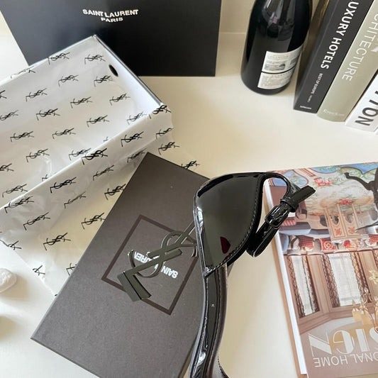 Pronta Entrega – Sandália Modelo Saint Laurent Opyum com salto 110mm
