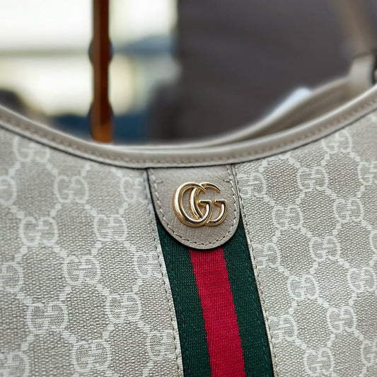 Pronta Entrega – PRONTA-ENTREGA – GUCCI OPHIDIA GG SMALL BAG BEIGE/EBONY