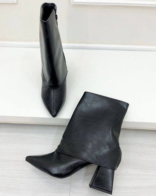 Pronta Entrega – Bota Cano Médio Capa Preto
