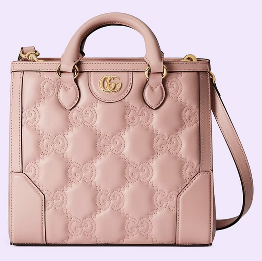 Pronta Entrega – Bolsa Gucci GG matelassê Mini com Alça Superior