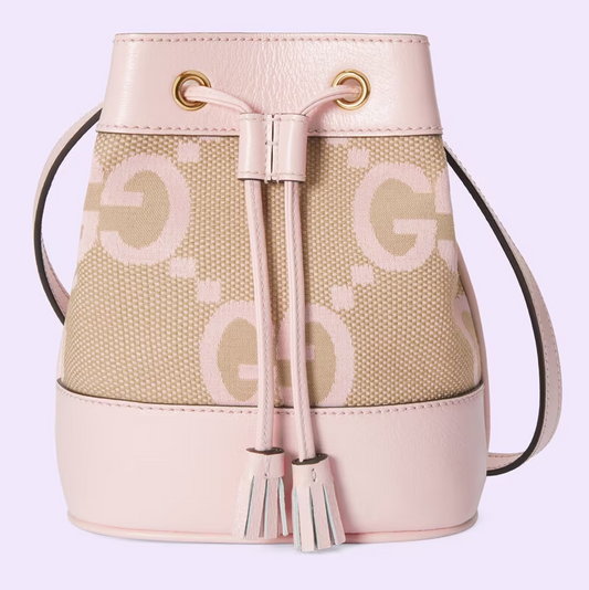 Pronta Entrega – Bolsa Gucci Bucket Ophidia Mini com Duplo G Estampada