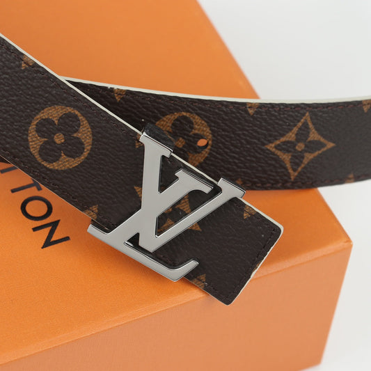 Pronta Entrega – Cinto Modelo Louis Vuitton Reversível LV Initiales 30 mm