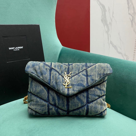 Pronta Entrega – Bolsa Modelo Saint Laurent Tiracolo Matelassê LouLou