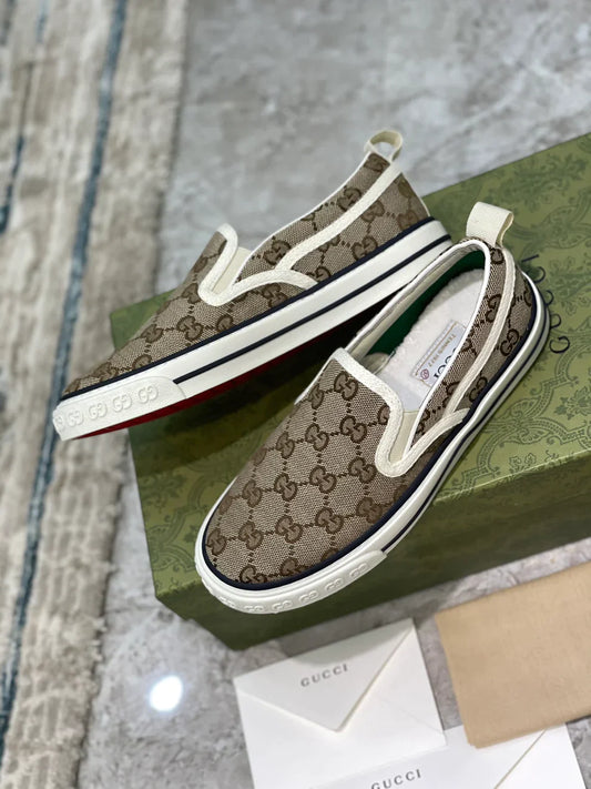 Pronta Entrega – PRONTA-ENTREGA – Slip-on Modelo Gucci Tennis 1977 Monogramado