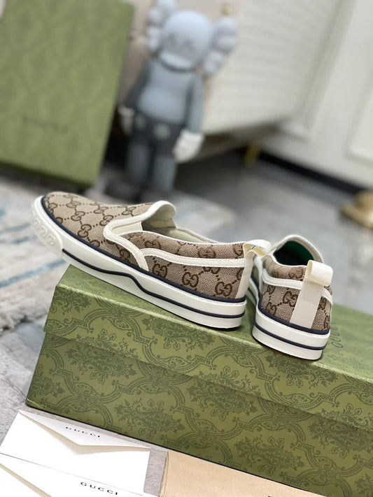 Pronta Entrega – PRONTA-ENTREGA – Slip-on Modelo Gucci Tennis 1977 Monogramado