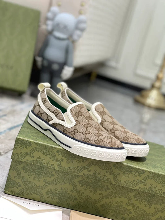 Pronta Entrega – PRONTA-ENTREGA – Slip-on Modelo Gucci Tennis 1977 Monogramado