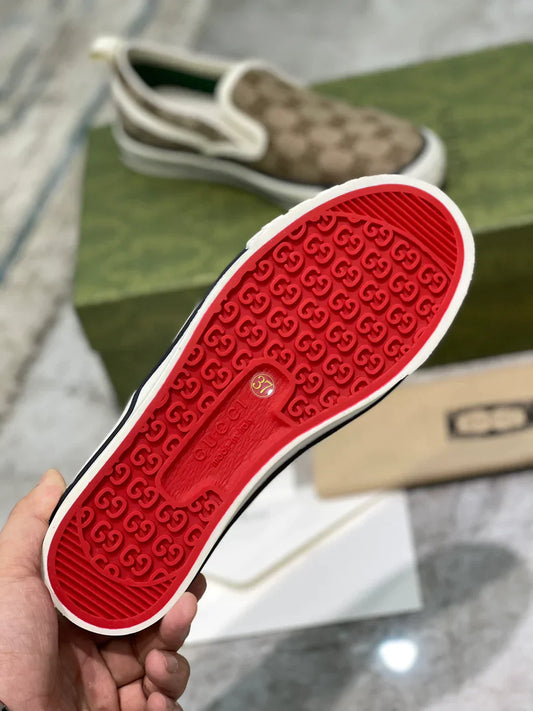 Pronta Entrega – PRONTA-ENTREGA – Slip-on Modelo Gucci Tennis 1977 Monogramado