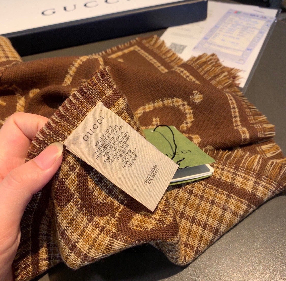 Pronta Entrega – Cachecol Modelo Gucci
