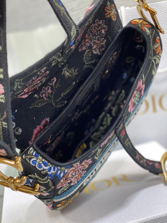 Pronta Entrega – Bolsa Dior Saddle Petit Fleurs