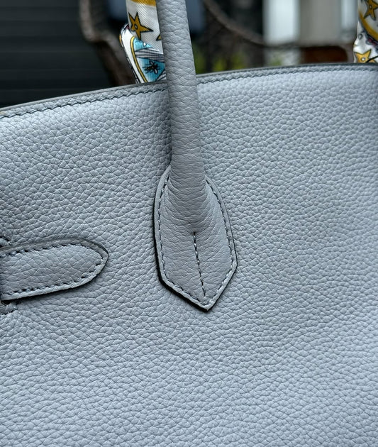 Pronta Entrega – PRONTA-ENTREGA – HERMÈS BIRKIN 30 TOGO GRIS